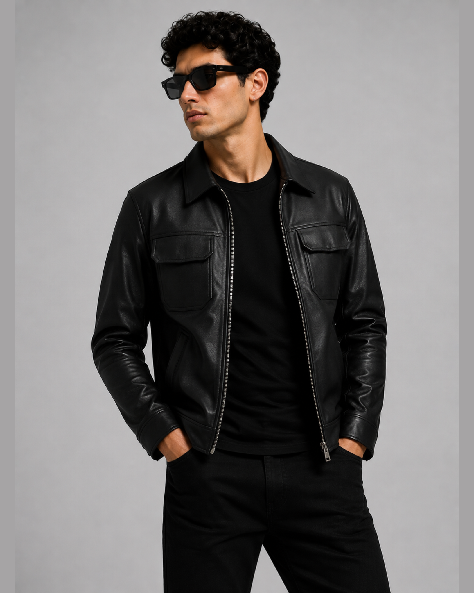 Hunter leather jacket - Image 4